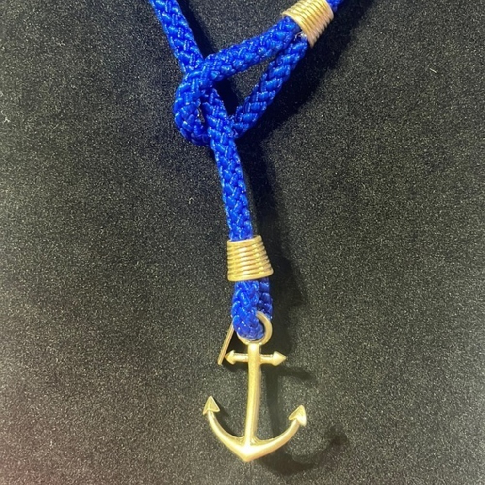 Cookie lee Rope Anchor Necklace